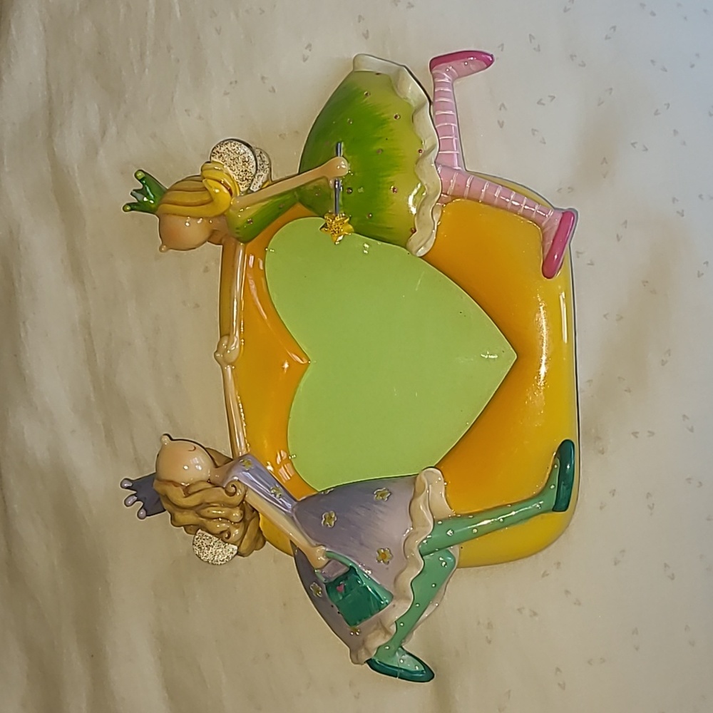 Fairy Friends Heart Shaped Resin Picture Frame Girls Children’s